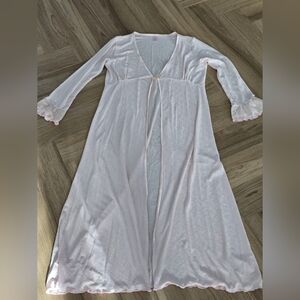 TUBA Collection Soft Pink Long Robe Small